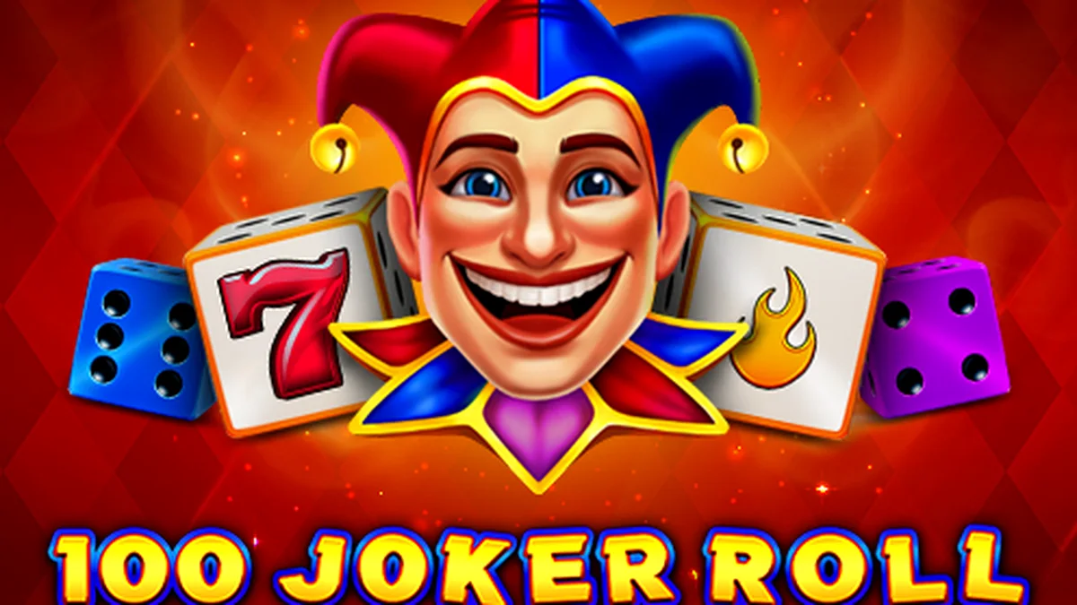 Giao diện trò chơi slot 100 Joker Roll với các biểu tượng rực rỡ
